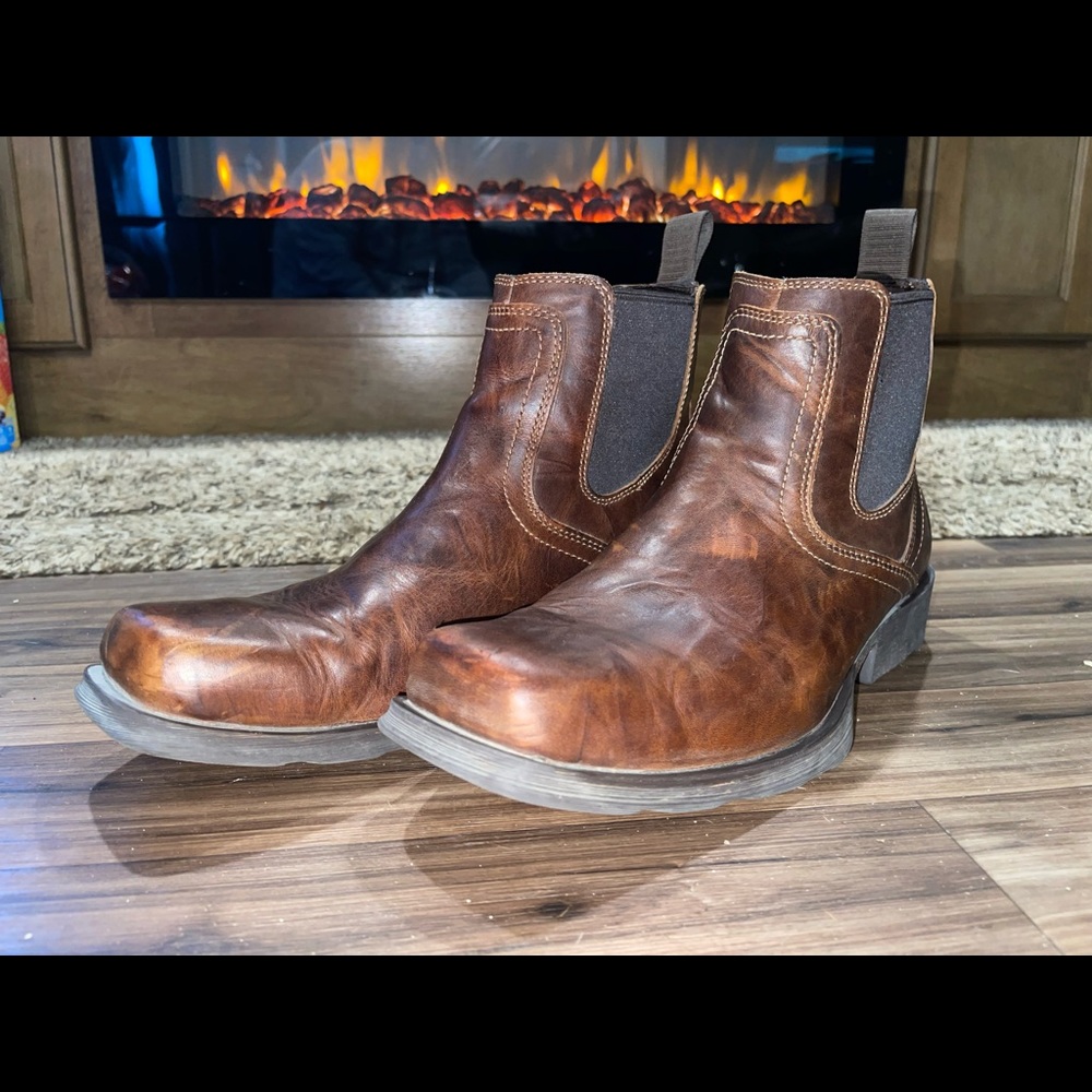 Ariat Men's Midtown Rambler Barn Square Toe Chelsea Boots 10019868 Size 10.5 EE